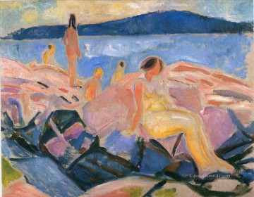 Hochsommer ii 1915 Edvard Munch Expressionismus Ölgemälde